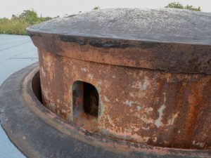 De pansrede tårne i forterne, Forsvindingstårn 75 mm. kanon kanon
