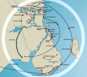 Oversigt over Københavns Befæstning Københavns Befæstning