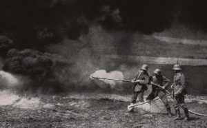 Tysk flammekasterhold 1916