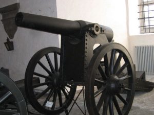 Vestvolden,Københavns Befæstning,15 cm kanon i voldaffutage