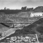 Vestvolden under opførelse