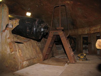 Garderhøjfortet 15 cm. skyts i pansertårn