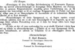 Den Frivillige Selvbeskatning, henvendelse til kongen februar 1886