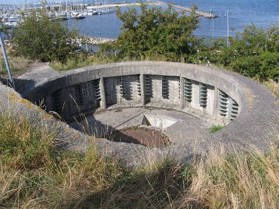 Dragør fort brisk til 40 mm. kanon