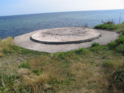 Dragør Fort brisk til 75 mm kanon