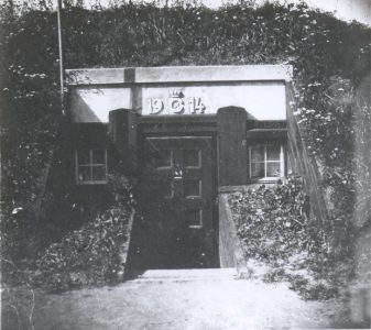 Buddinge batteri, kommandostationen 1914