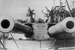 Våbnene bliver større, artilleri på Dreadnaught slagskib