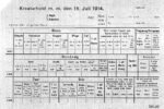 Planer for København som belejret, Indberetning kreaturhold 1914