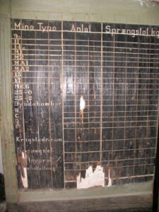 Masnedøfortet minetavle