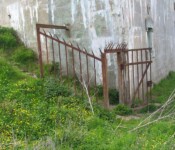 Rest af stormgitter Masnedøfortet, rest af stormgitter