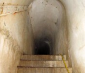 Trappe til magasinetage Masnedøfortet Trappe til magasinetage