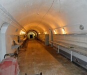 Gang og vaskerum Gang og vaskerum i Middelgrundsfortet