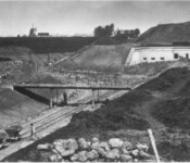Vestvolden under opførelse Opførelsen af Vestvolden 1889