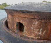 75 mm. forsvindingstårn De pansrede tårne i forterne, Forsvindingstårn 75 mm. kanon kanon