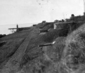 Middelgrundsfortet_1946 Skyts Middelgrundsfortet 1946