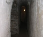 Skyts-etagen Skytsetagen hvor kanonerne var monteret i Fortunfortet