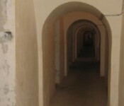 Korridor i kasernen Garderhøjfortet Korridor i kasernen