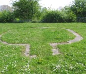 Fundament kikkerstation Fundament til kikkerstation på Kastrup Fort