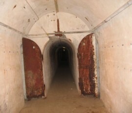 Indgang til poternen Indgang til poternen