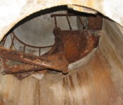 Trappe til skytsetagen Lyngby fort Luyngbyfortet trappe skytsetagen