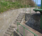trappe til skytset Flakfortet_trappe til skytset