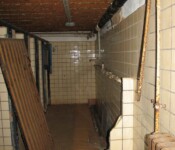 Toilet på batterigangen Flakfortet Toilet på batterigangen