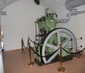 Generatormotor efter renovering Flakfortet generatormotor