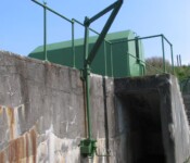 Ammunitionskran og travers Flakfortet Ammunitionskran og travers