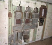 Tavler i batterigang Flakfortet Tavler i batterigang