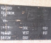 Vagttavle Flakfortet vagttavle