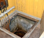 Kabler til minekontrollen Kabler til minekontrollen i Middelgrundsfortet